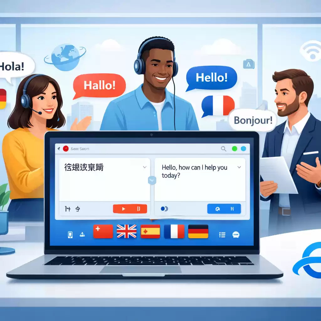 让多语交流变得像本地沟通一样自然！，多语言者-易翻译官网