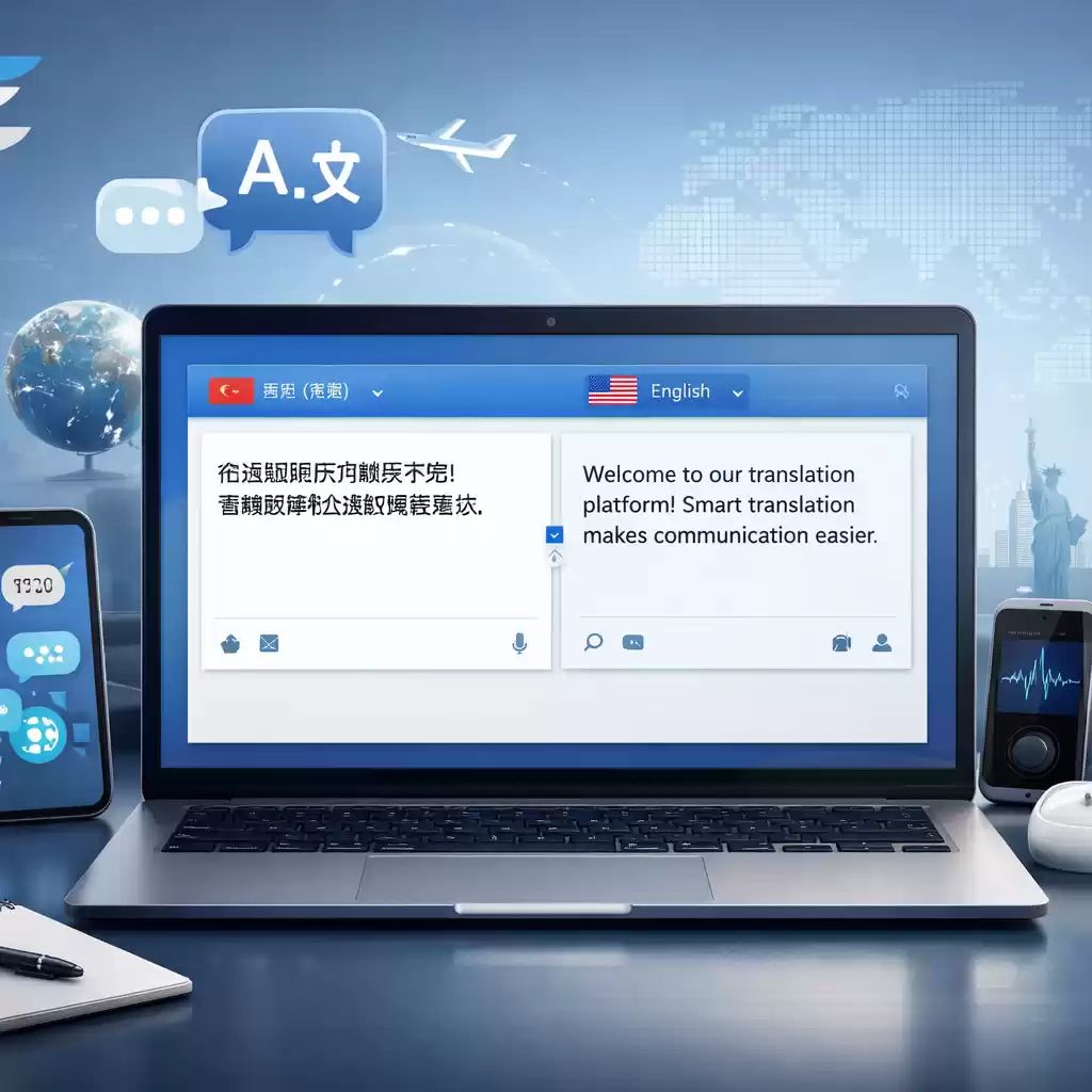 让每一次跨国交流都无障碍，智能翻译助你一臂之力！，全新智能翻译平台-易翻译官网