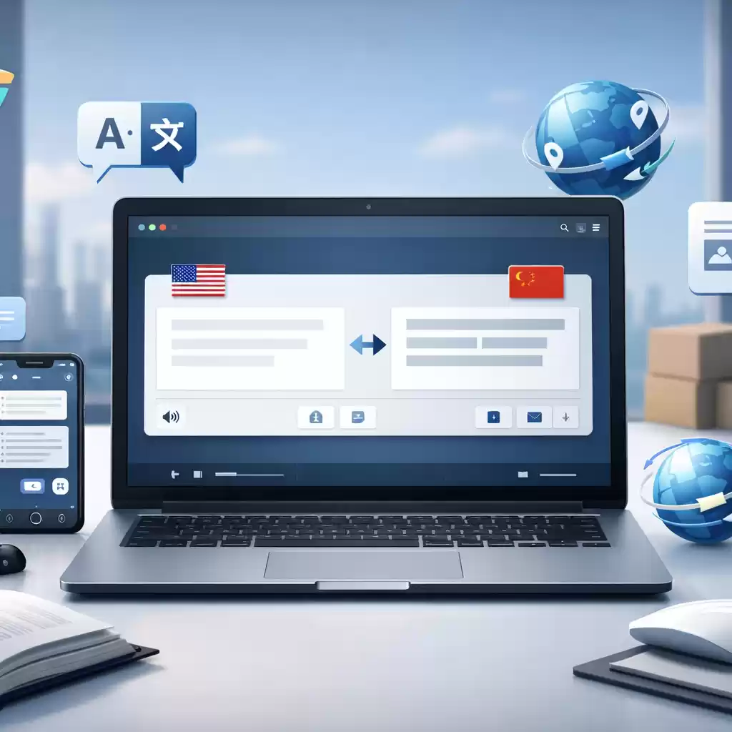 让每一次跨境合作都顺利成功，AI翻译助你一臂之力！，跨境图片翻译工具-易翻译官网