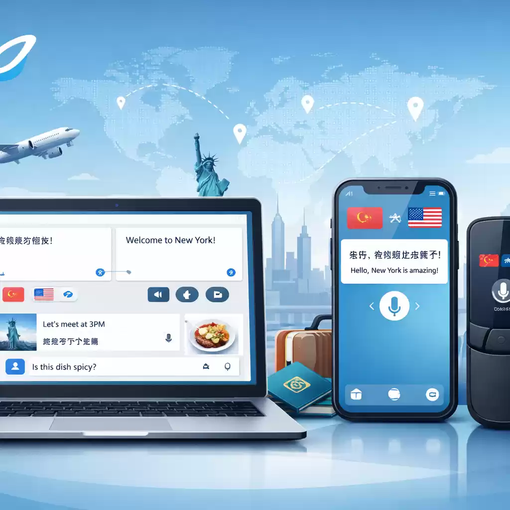 让每次出差都变得无忧无虑，智能翻译伴你同行！，智能翻译神器-易翻译官网