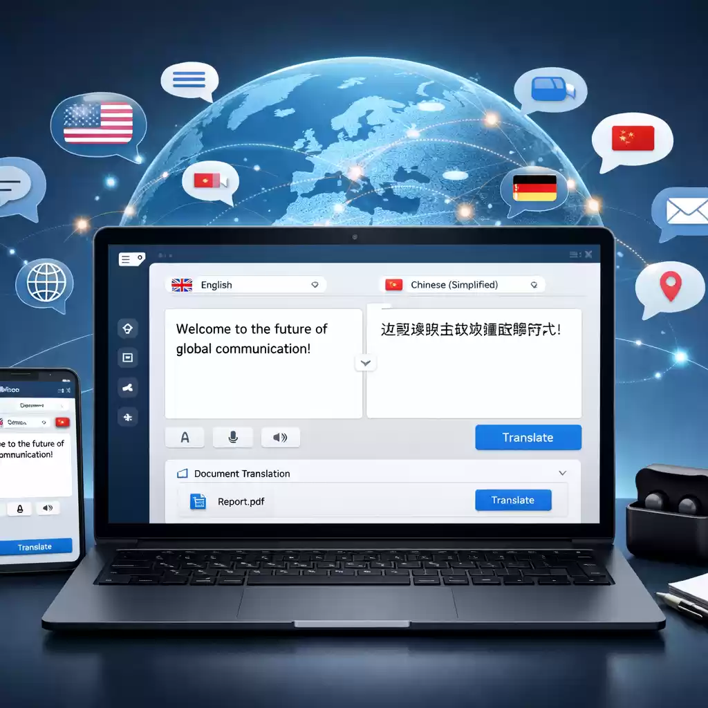 让语言不再是难题,开启全球沟通新时代!,全球语言交际系统英文-易翻译官网