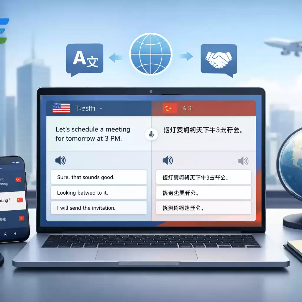 实时翻译，打通你的跨国合作之路！，实时翻译app哪个好用-易翻译官网