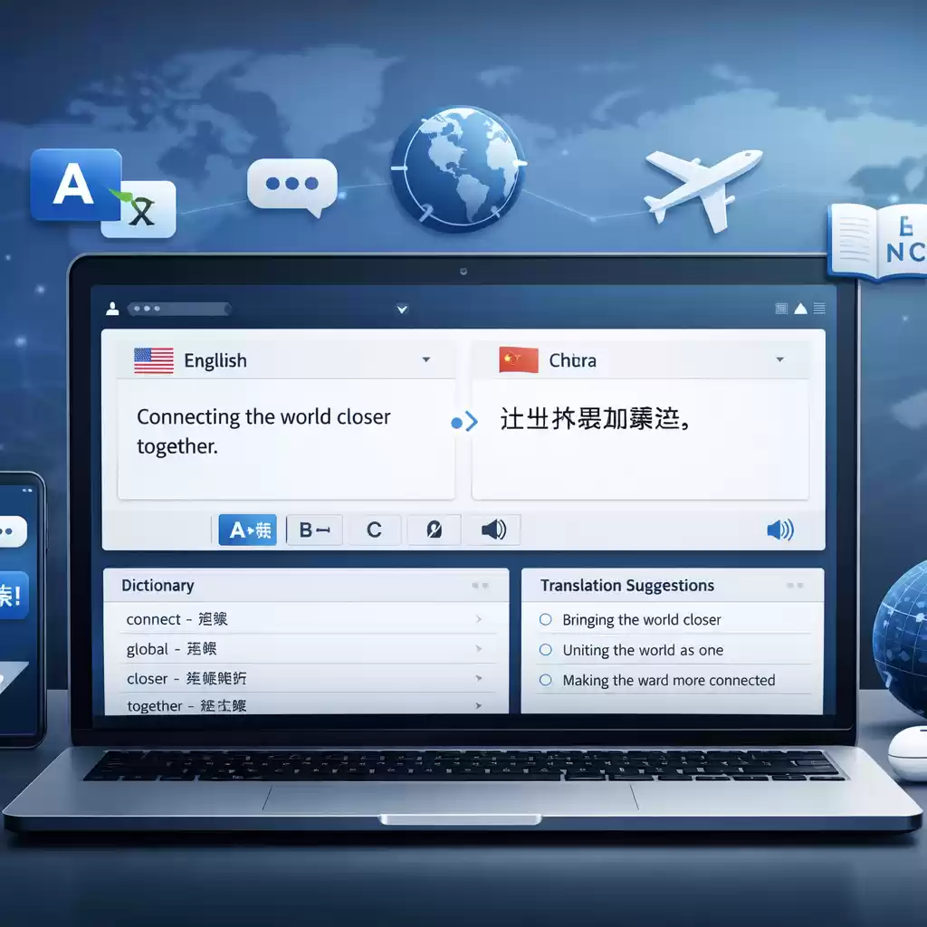 让世界更紧密，AI翻译让沟通无障碍！，翻译alphabet-易翻译官网