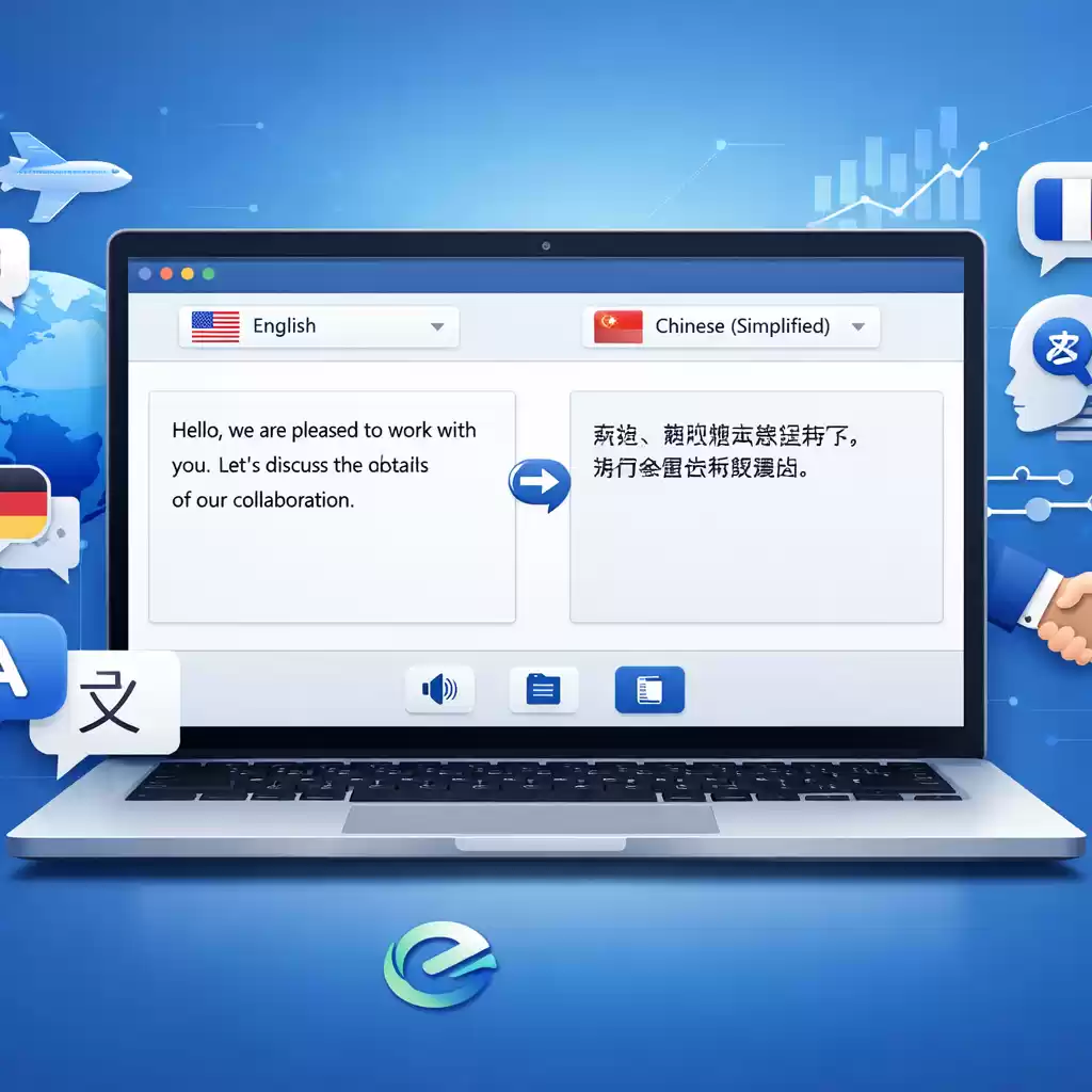 让你在国际合作中游刃有余，AI翻译帮你搞定一切！，国际的翻译-易翻译官网