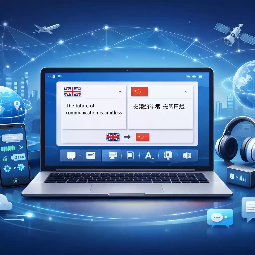 让未来交流更高效，开启无界沟通新纪元！，未来无界网络技术-易翻译官网