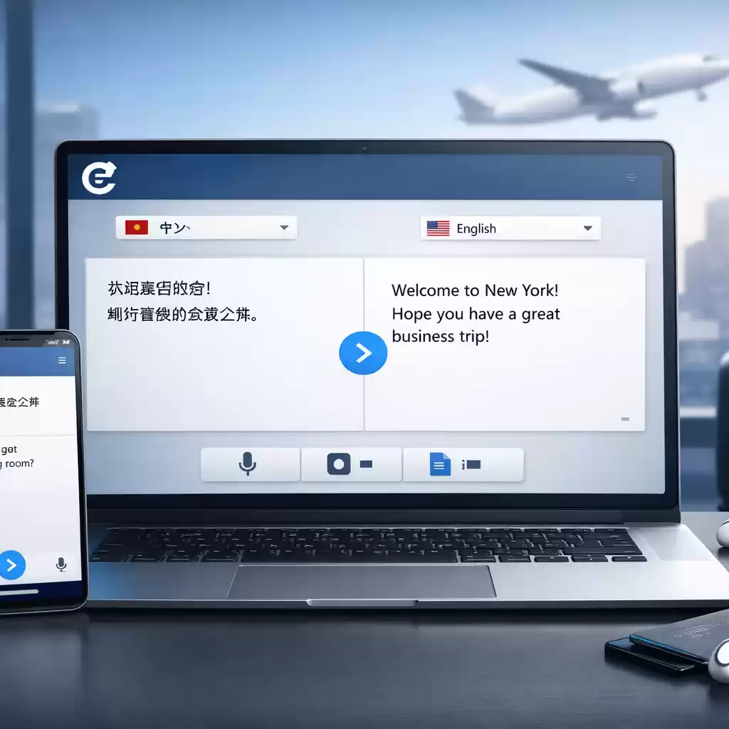 让每一次出差都变得轻松自在，全球翻译一“键”搞定！-易翻译官网