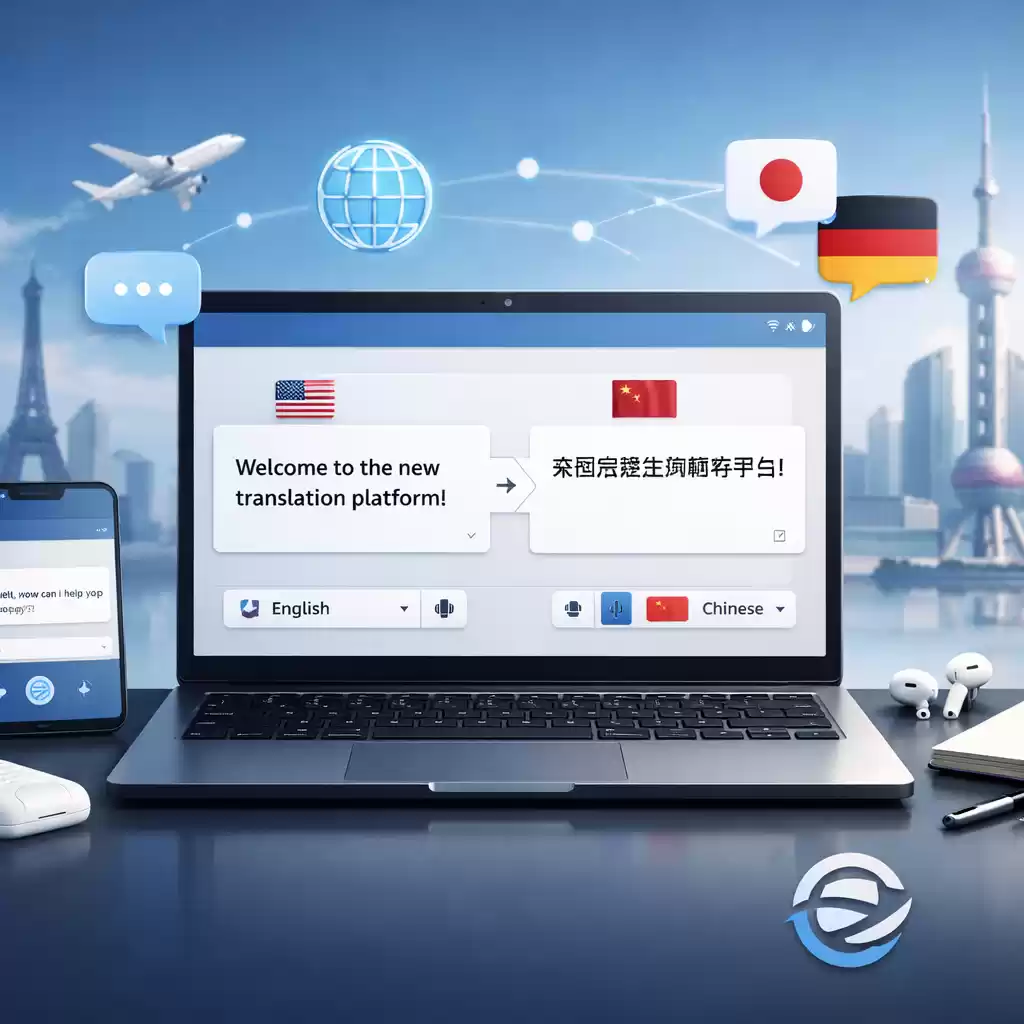 让每一次跨国交流都无障碍，智能翻译助你一臂之力！，全新智能翻译平台-易翻译官网