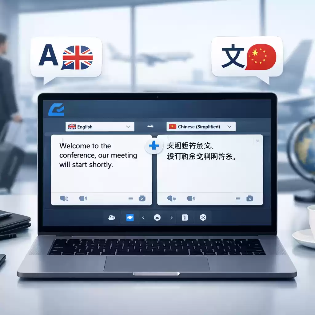 让每次出差都轻松应对多语环境，AI翻译为你服务！，出差英语怎么翻译-易翻译官网