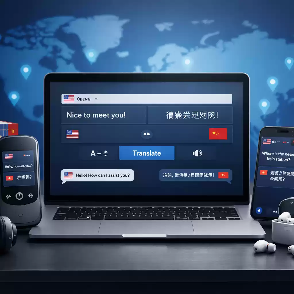 跨越国界的交流利器，体验最智能的翻译科技！，智能翻译设备-易翻译官网