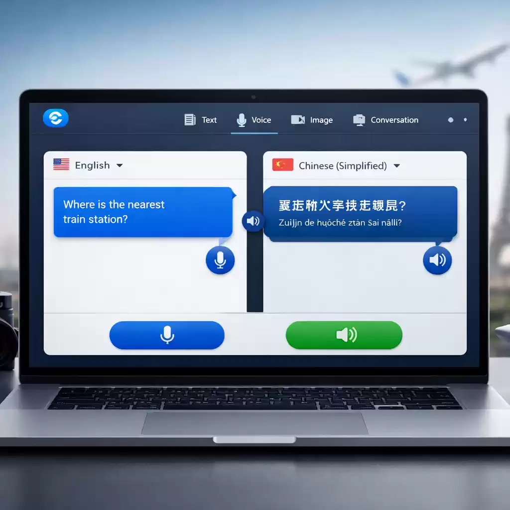 旅行、学习、工作，一款软件搞定所有语言难题！，旅游语音翻译软件-易翻译官网