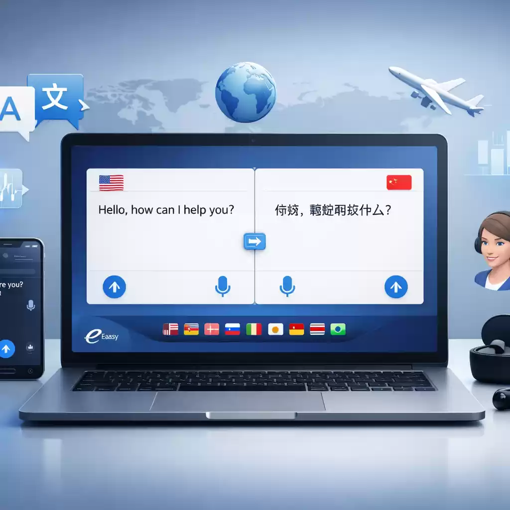 让你在外国也能自信发声，翻译软件让交流无界限！，翻译老外的话的软件-易翻译官网