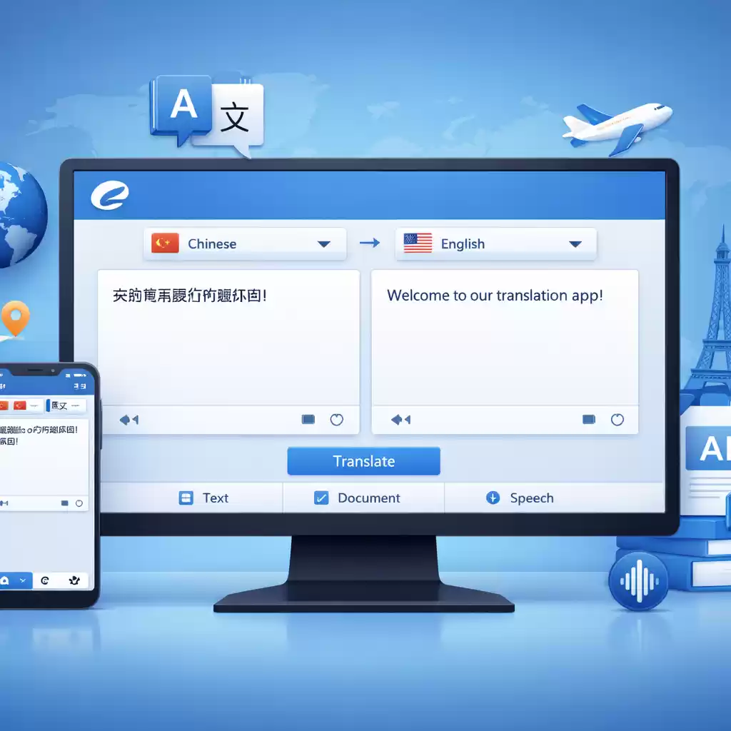 让全球信息触手可及，智能翻译开启无限可能！，智能翻译app-易翻译官网