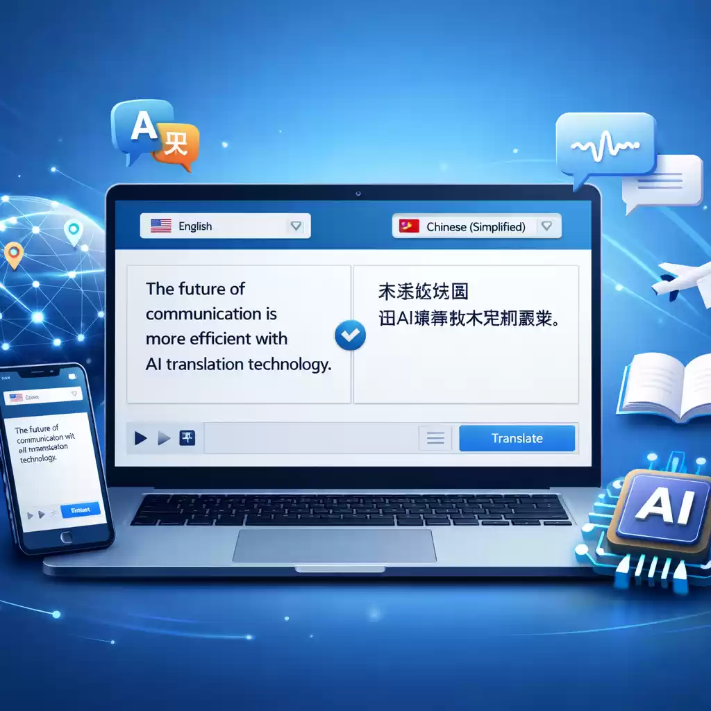 让未来的沟通更高效，AI翻译开创无限可能！，ai翻译发展到什么水平了-易翻译官网