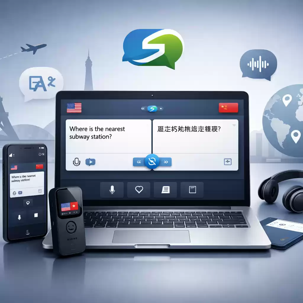 让每一次出国都变得顺畅无比,智能翻译全搞定!,出国翻译机器-易翻译官网