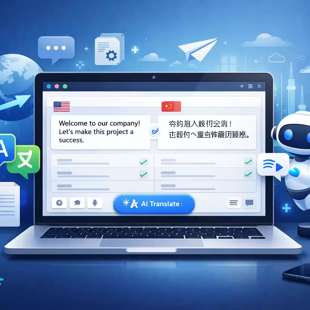 让每一次合作都顺利成功，AI翻译让你无忧！，ai翻译英语-易翻译官网