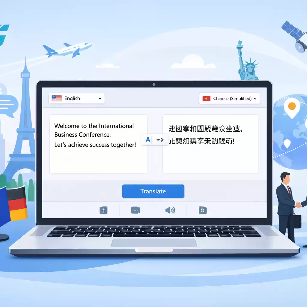 让每一次国际合作都顺利进行,AI翻译帮你搞定!,国际合作 翻译-易翻译官网