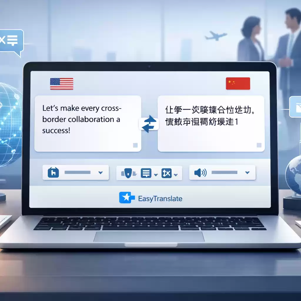 让每一次跨境合作都成功，智能翻译帮你搞定！，智能外语翻译-易翻译官网
