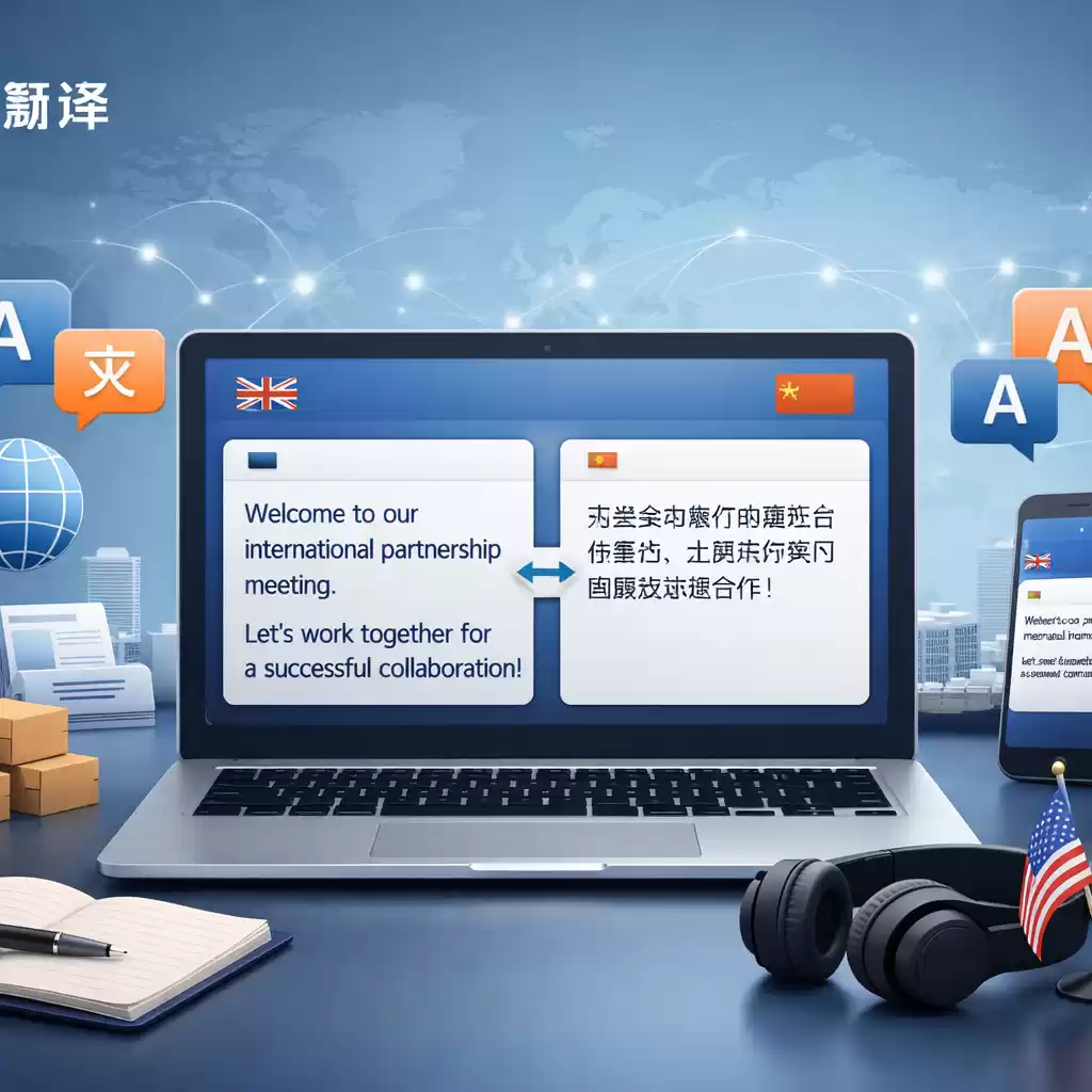 让每一次跨境合作都顺利成功，AI翻译助你一臂之力！，跨境图片翻译工具-易翻译官网