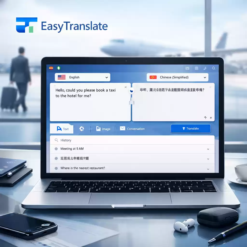 让每次出差都变得无忧无虑，智能翻译伴你同行！，智能翻译神器-易翻译官网