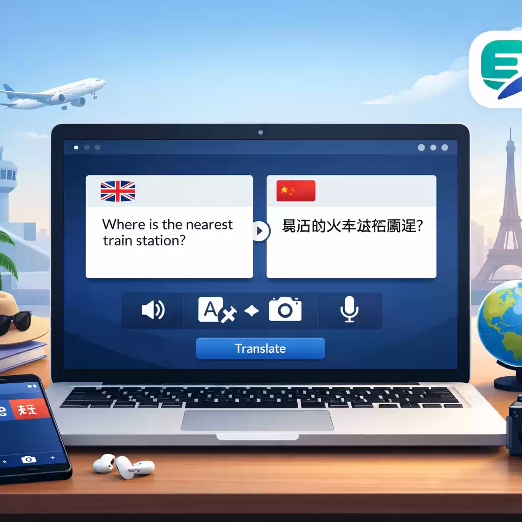 让海外旅行变得无忧无虑,智能翻译随时待命!,海外英语翻译-易翻译官网
